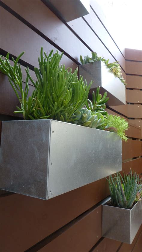 hanging metal planter boxes|empty hanging planters.